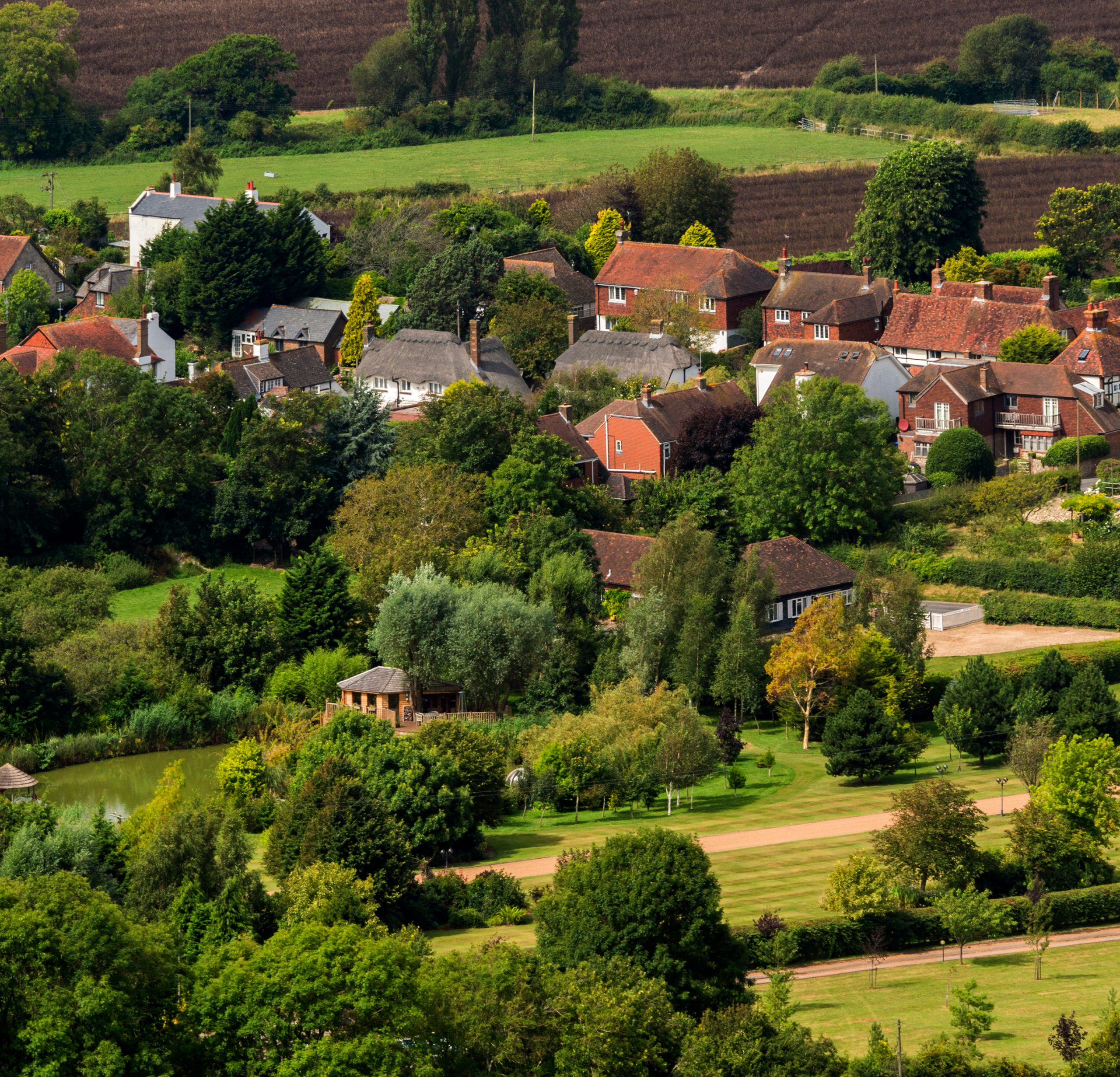 view from the south downs way footpath