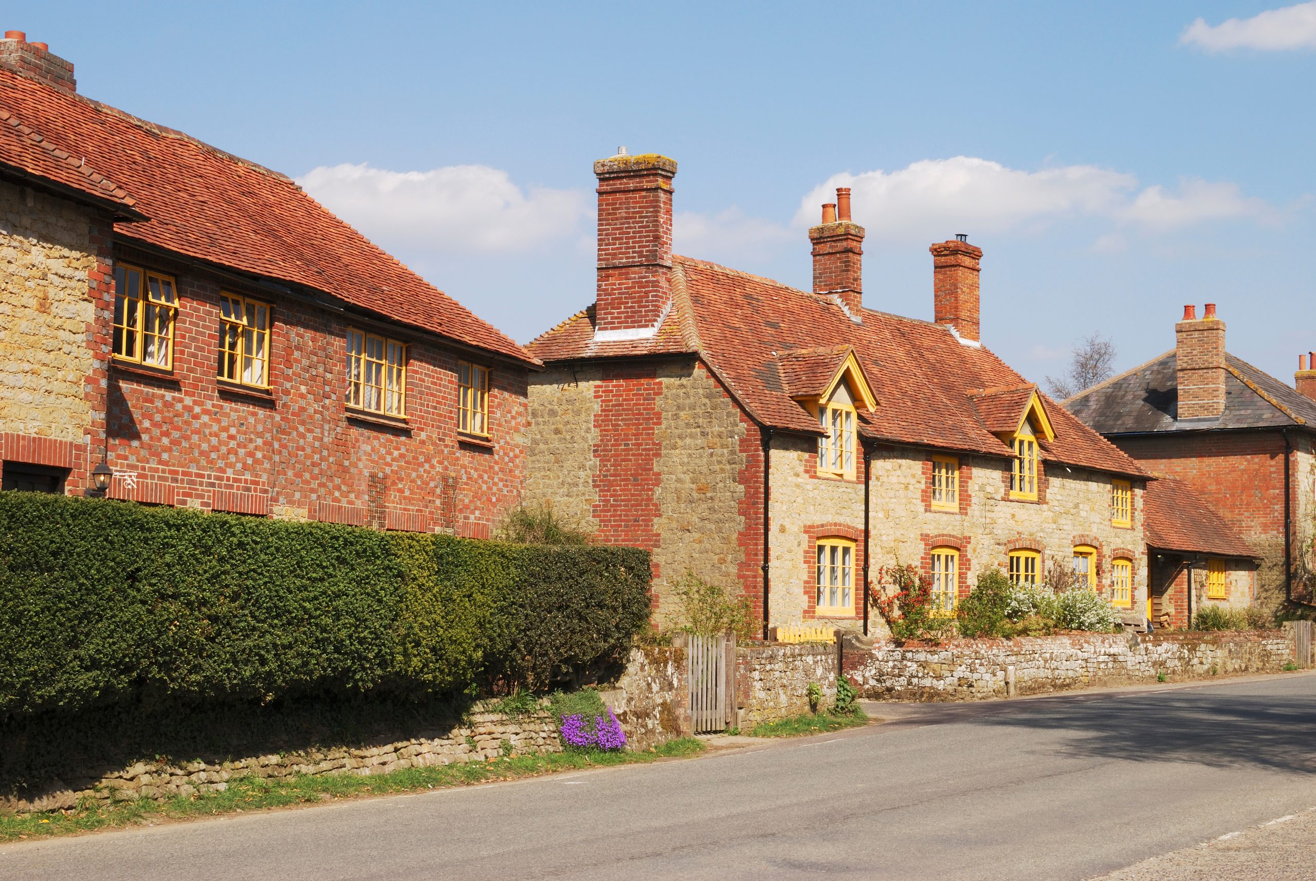 Brick and stone cottage in Sussex
