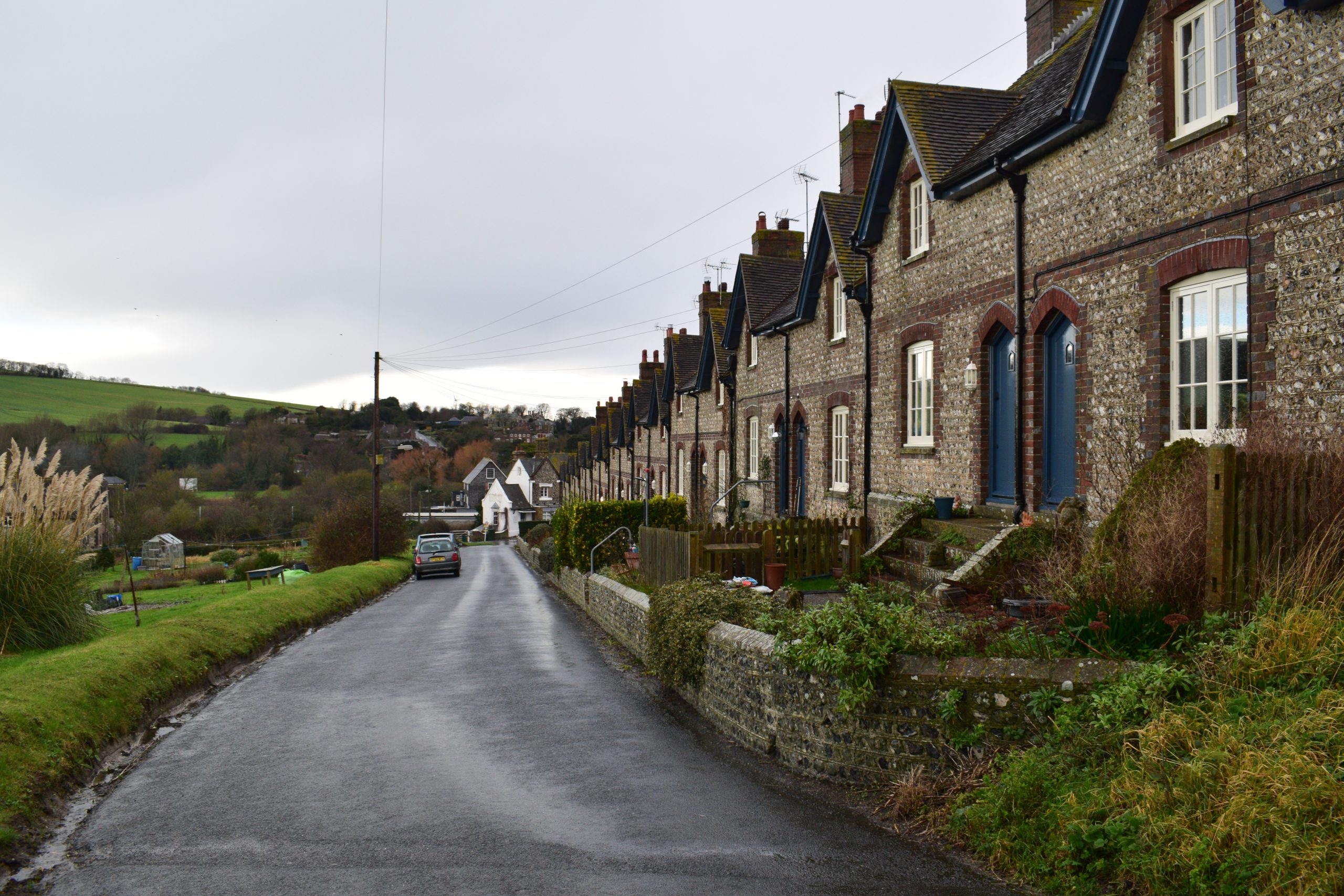Houses in Glynde, Lewes UK