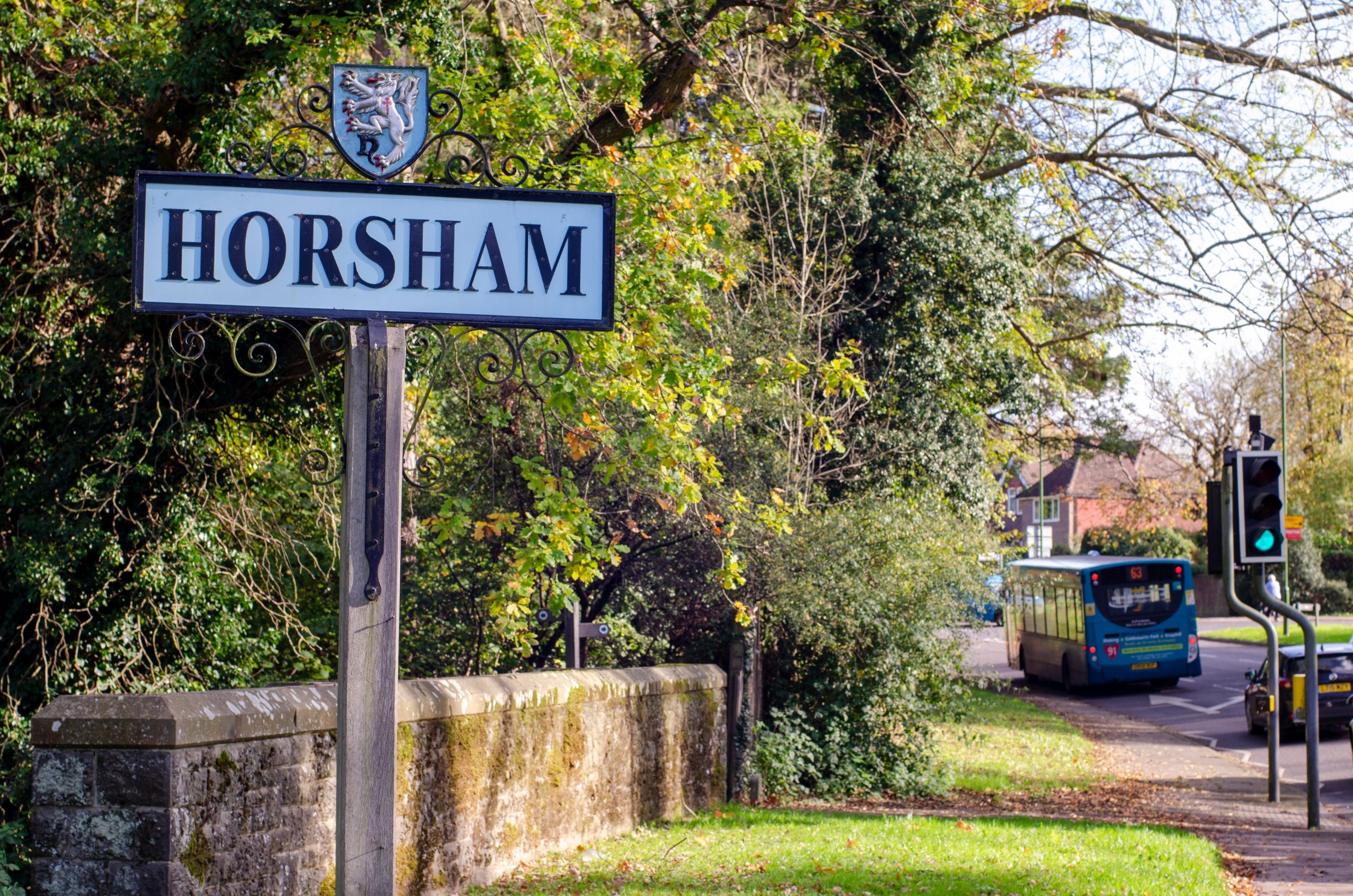 Horsham street sign