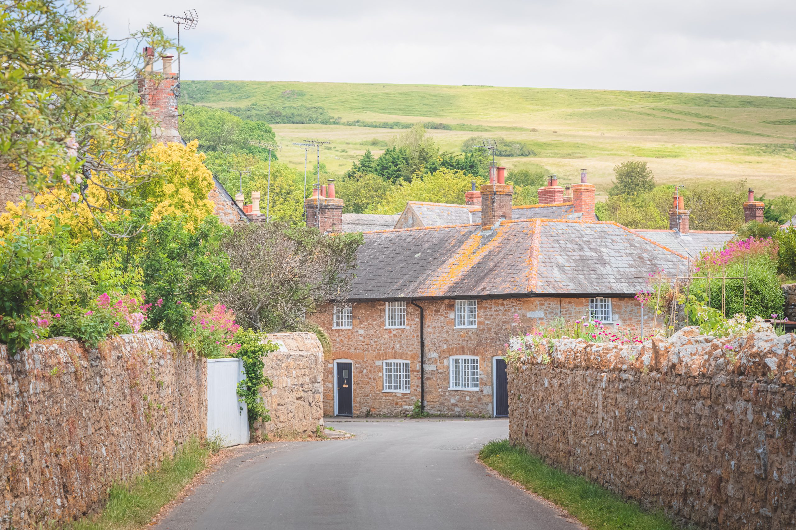 Traditional stone cottages