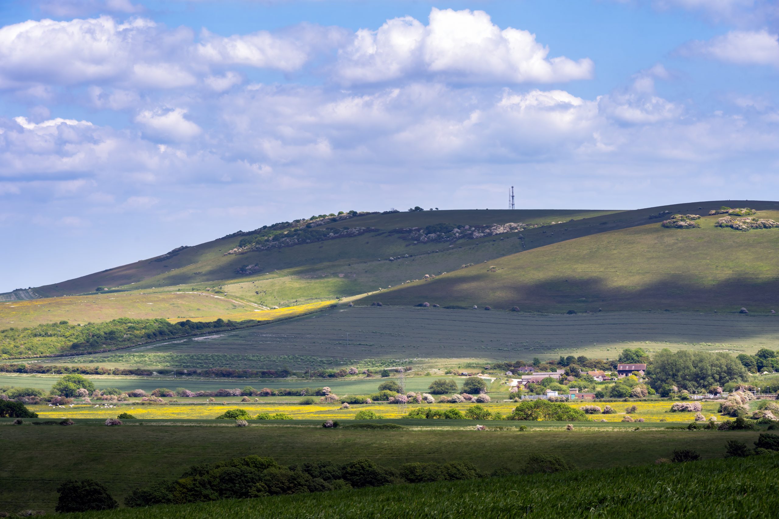 View of the countryside around Rodmell