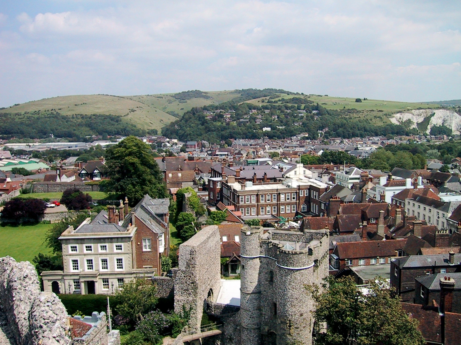 Lewes aerial view